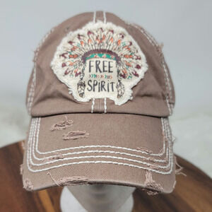 Kbethos Vintage Free Spirit Beige Distressed Hat L